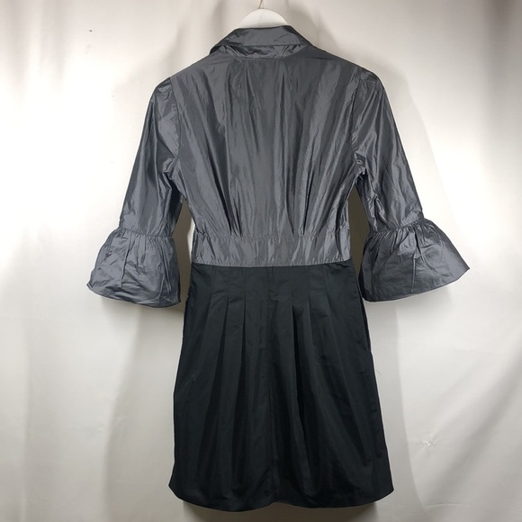 BCBG MaxAzria dress gray and black waist - Picture 5 of 11